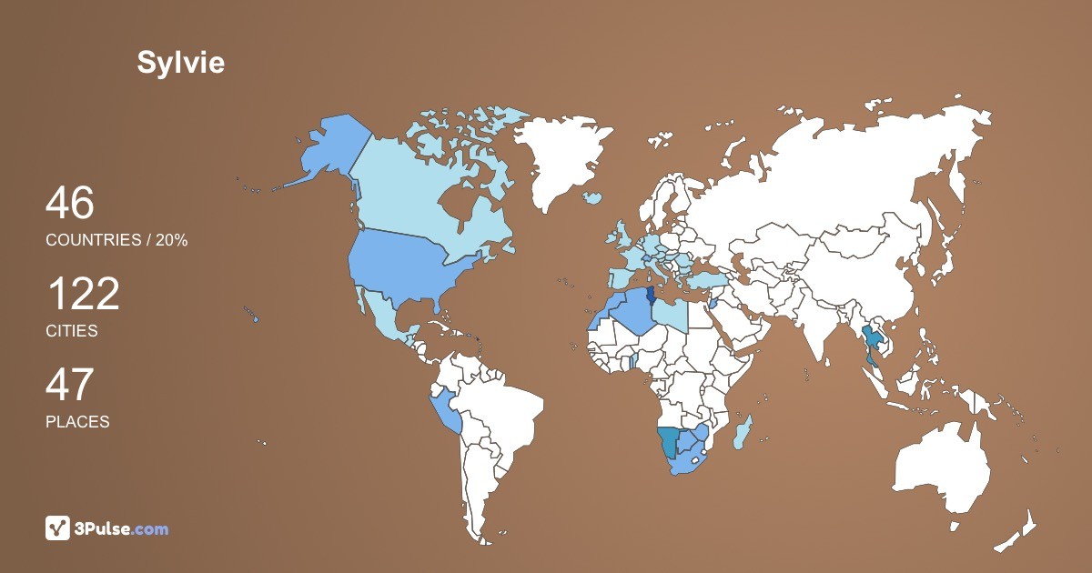 Изображение Карты путешествий Sylvie Ohl