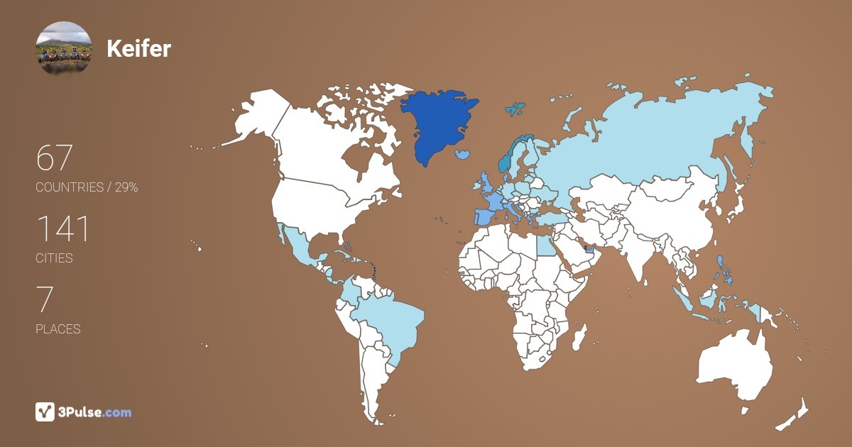 Изображение Карты путешествий Keifer DC