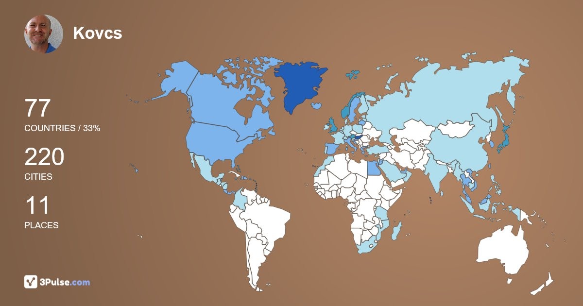 Изображение Карты путешествий Kovcs Gza