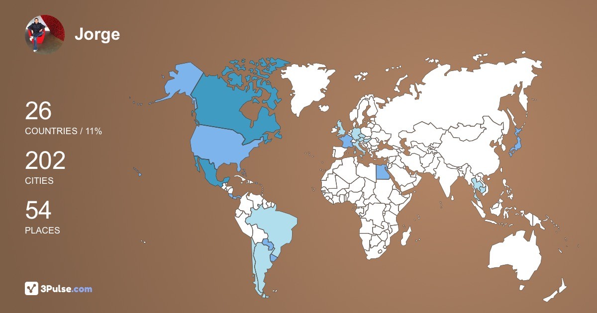 Изображение Карты путешествий Jorge Martinez