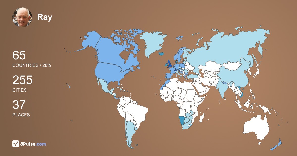 Изображение Карты путешествий Ray Baker
