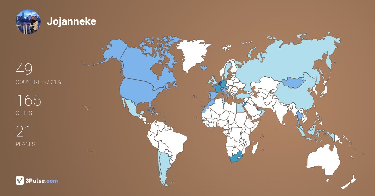 Jojanneke van-den-Berg's Travel Map Image