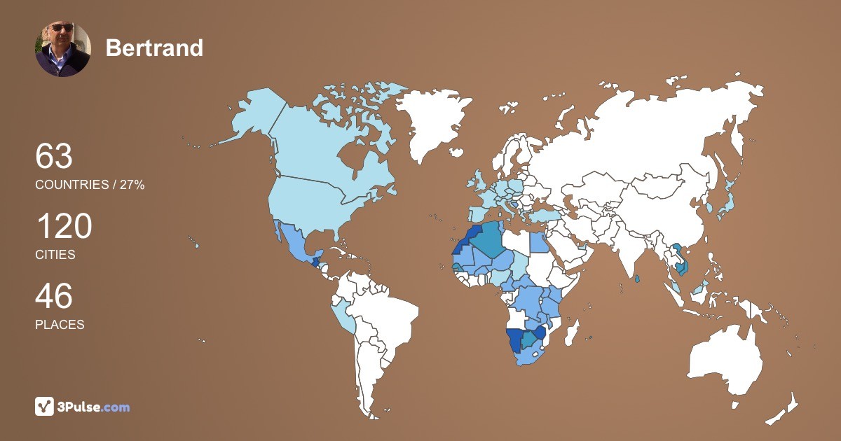 Изображение Карты путешествий Bertrand Honegger