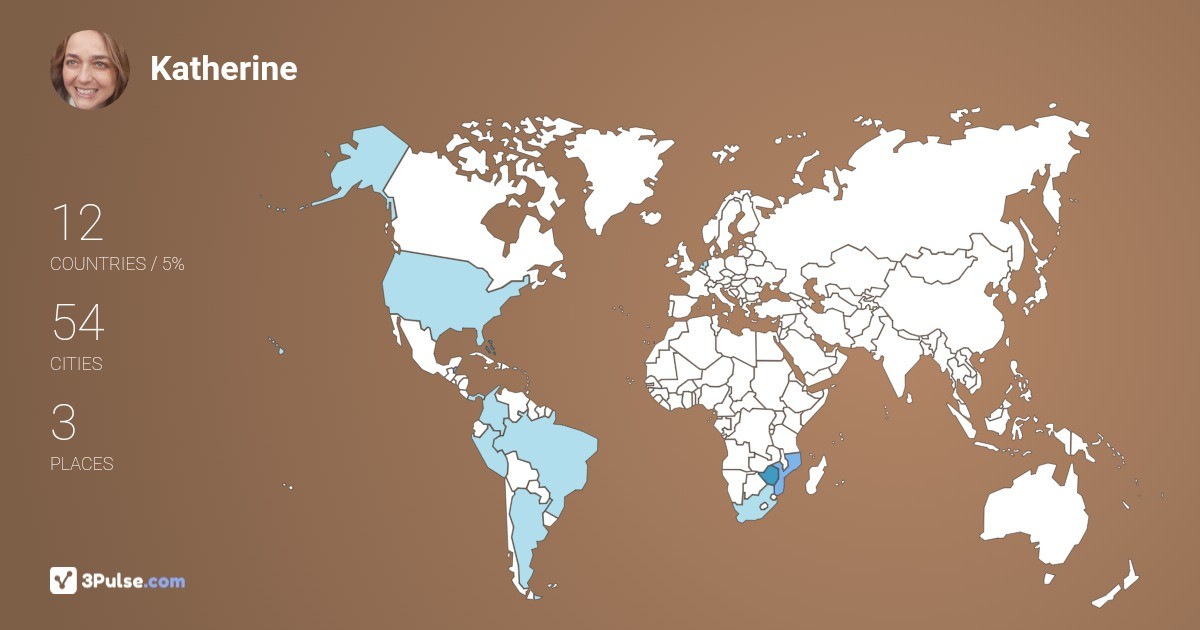 Изображение Карты путешествий Katherine Ruf