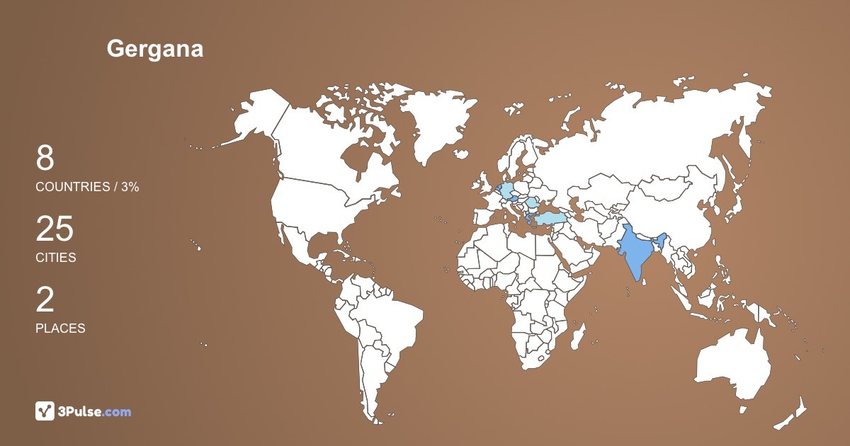 Gergana Takova's Travel Map Image