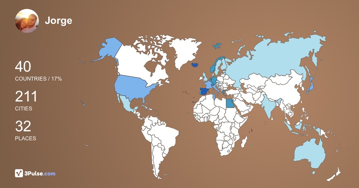 Jorge Petouris-Rodriguez-de-Paterna's Travel Map Image