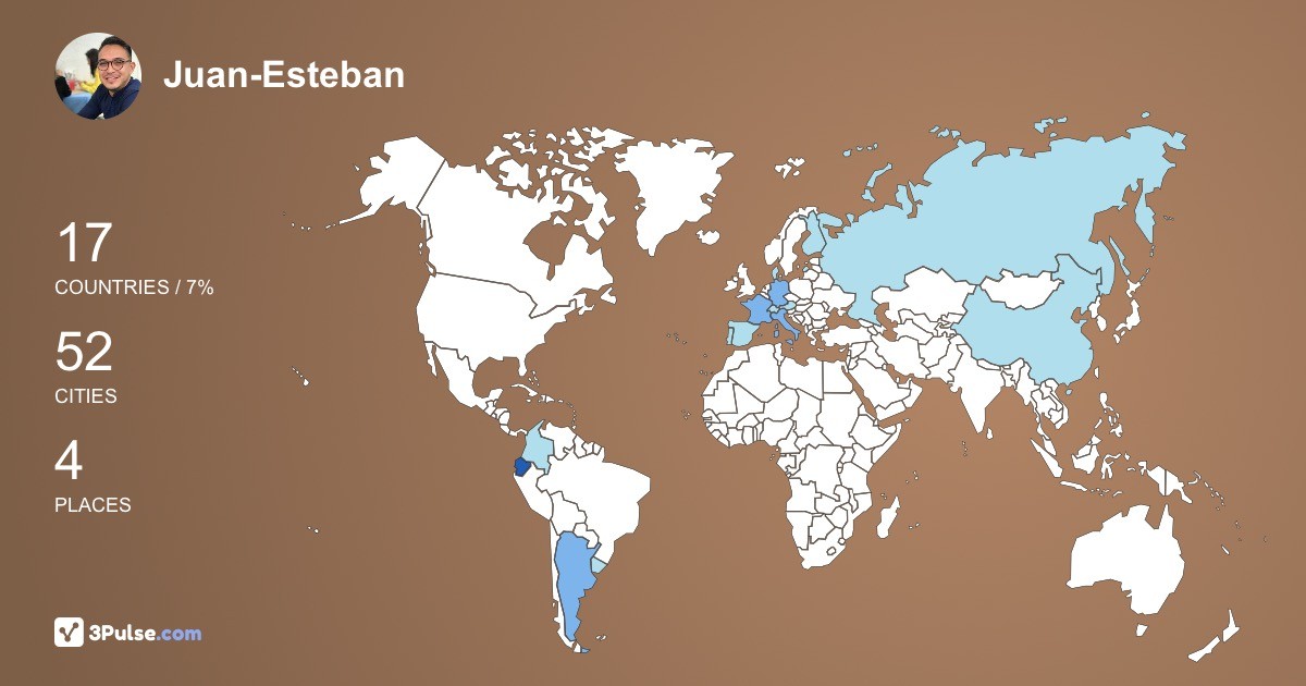 Изображение Карты путешествий Juan-Esteban Cevallos