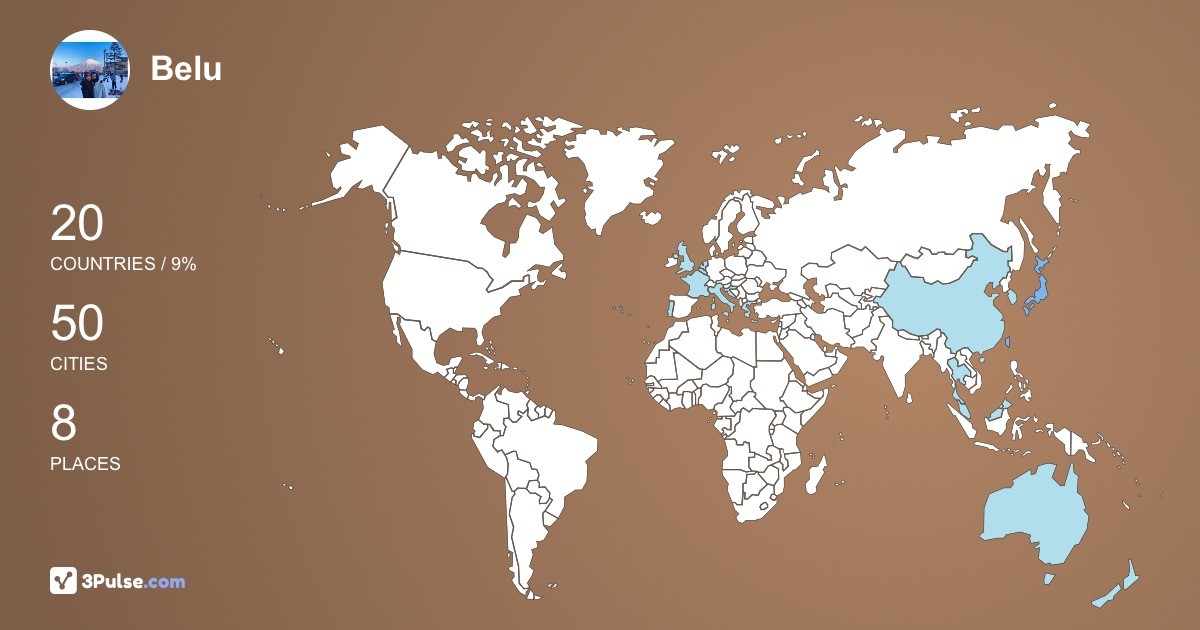 Изображение Карты путешествий Belu Pun