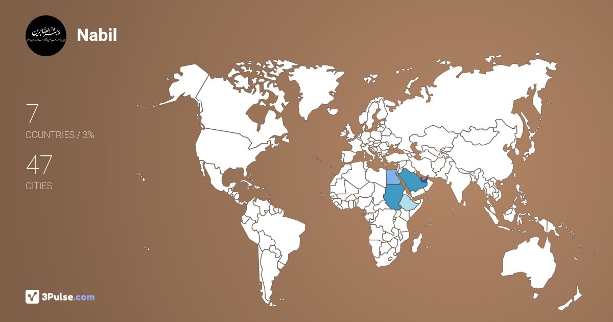 Nabil Amin's Travel Map Image