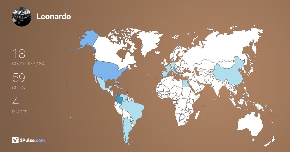 Изображение Карты путешествий Leonardo Gomez