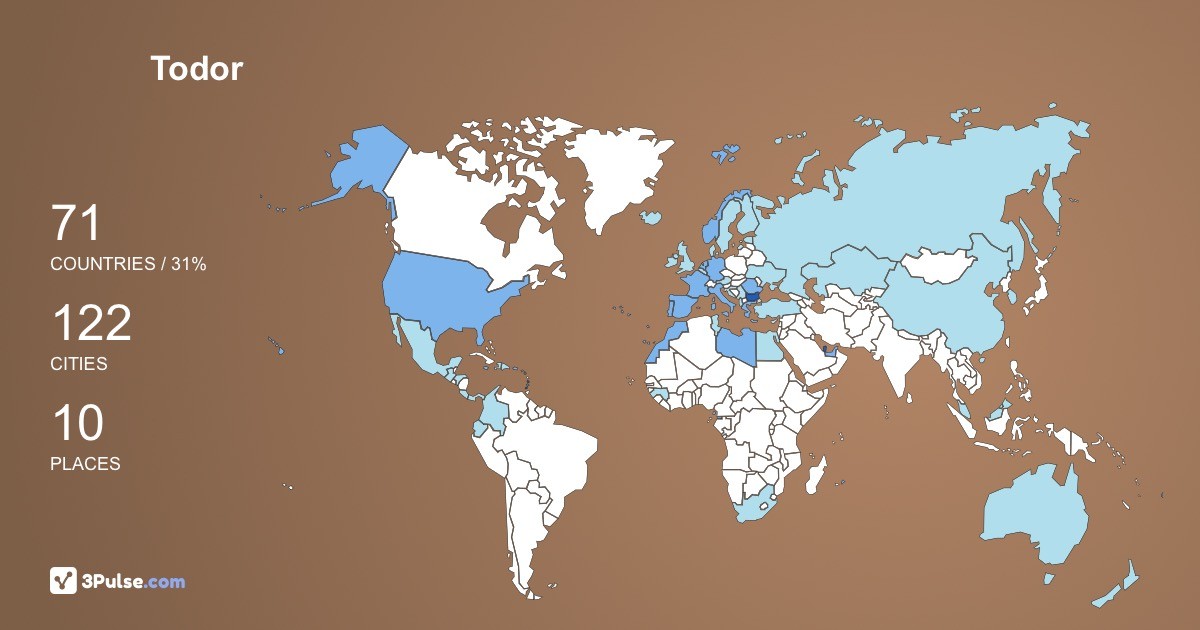 Изображение Карты путешествий Todor Todorov