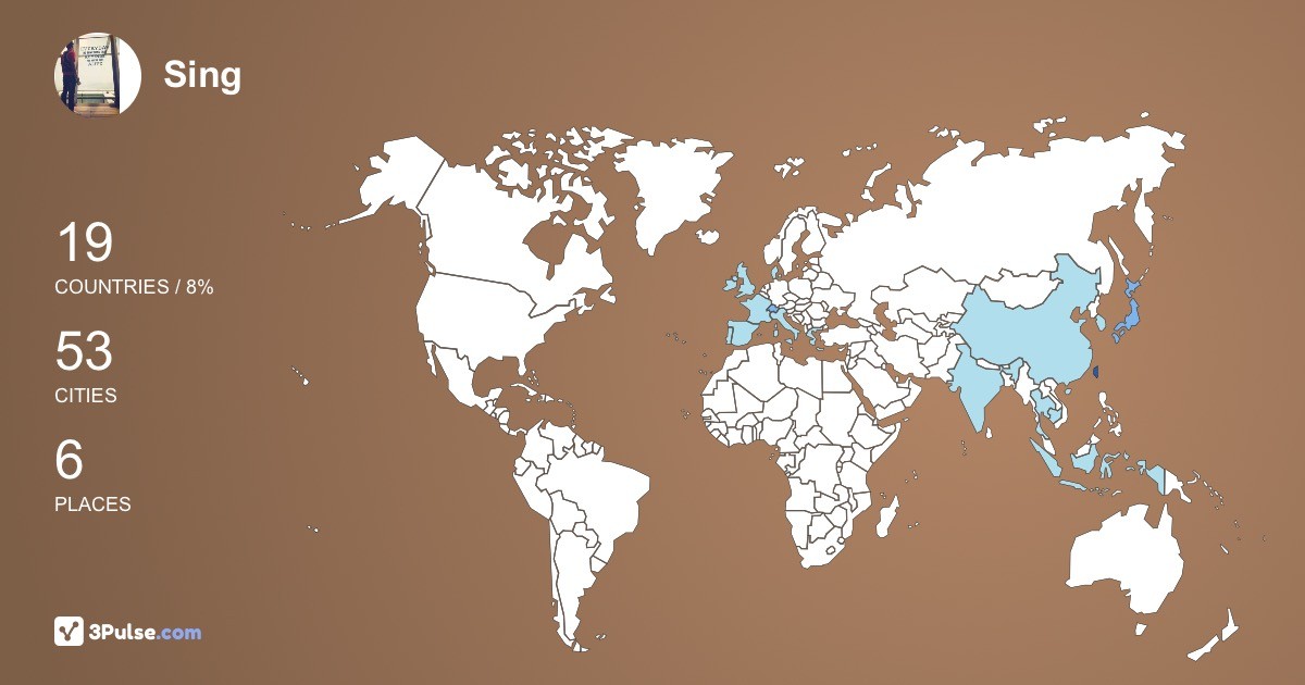 Изображение Карты путешествий Sing Sin