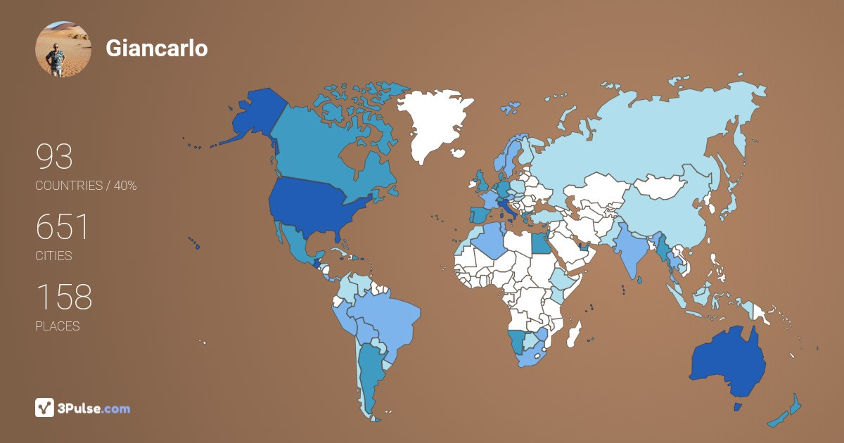 Изображение Карты путешествий Giancarlo Truffa