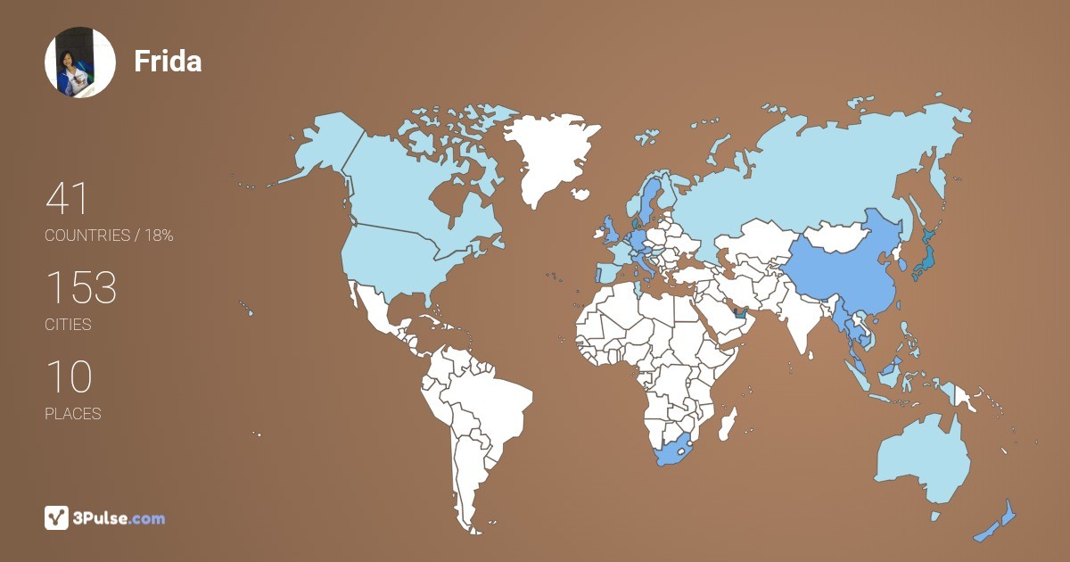 Изображение Карты путешествий Frida Law