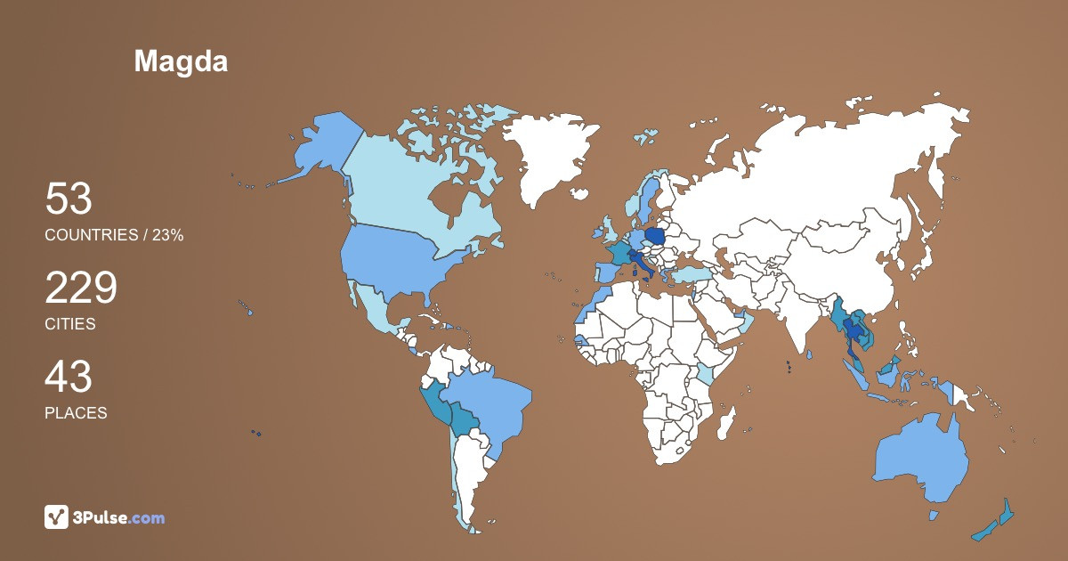 Изображение Карты путешествий Magda Konwerska