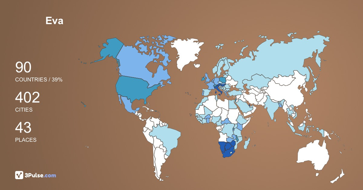 Изображение Карты путешествий Eva Bakonyi