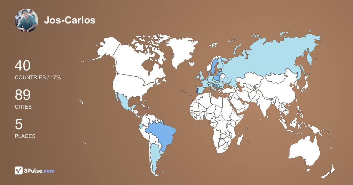 Jos-Carlos Marques's Travel Map Image