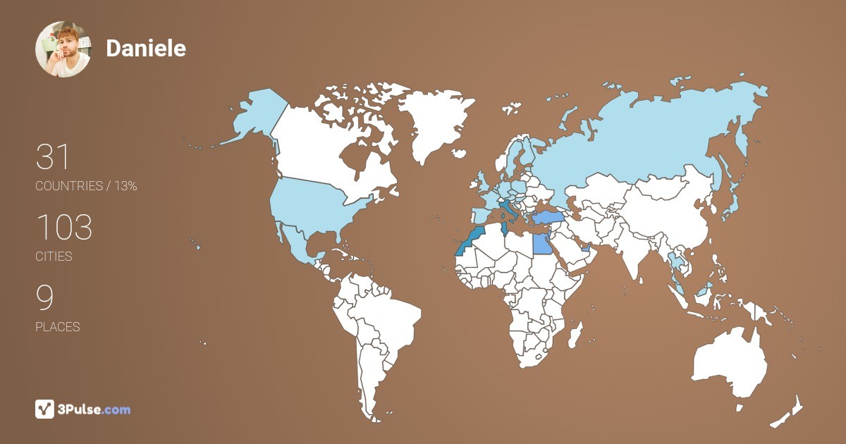 Изображение Карты путешествий Daniele Carta