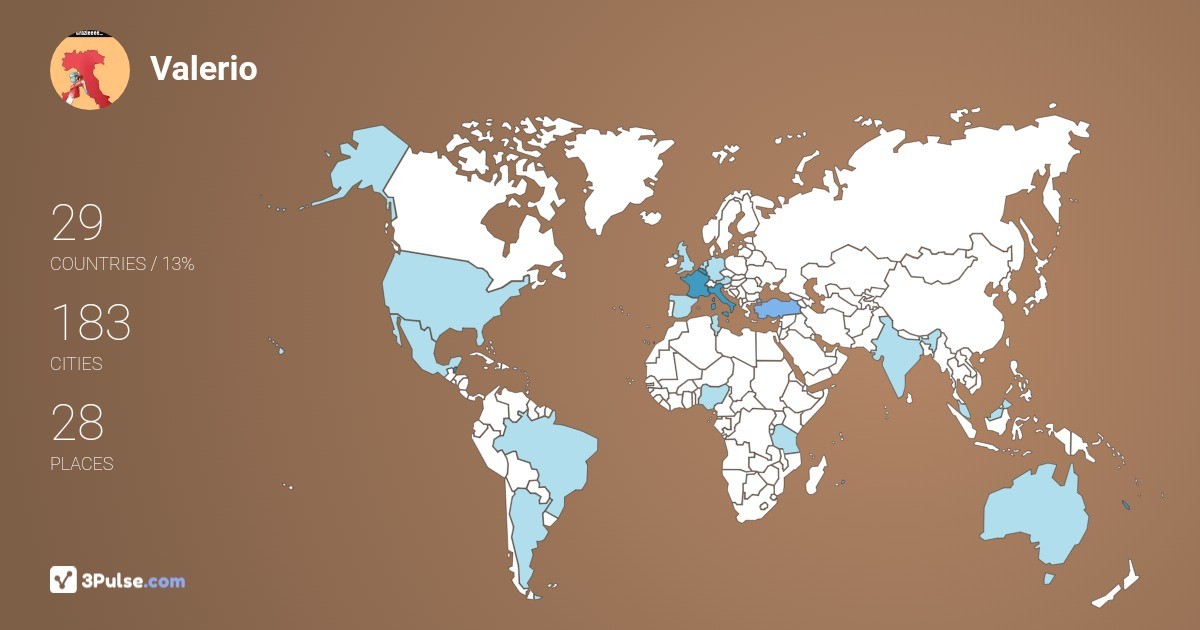 Изображение Карты путешествий Valerio Romano