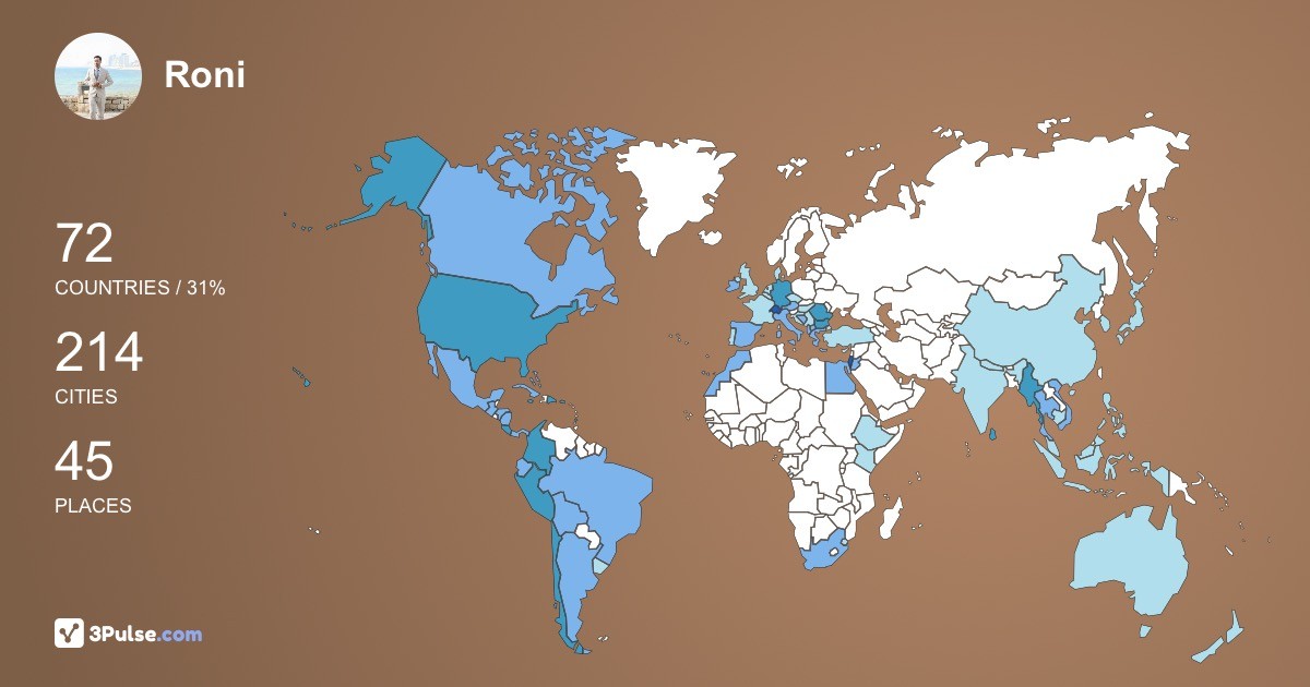 Изображение Карты путешествий Roni Sharon