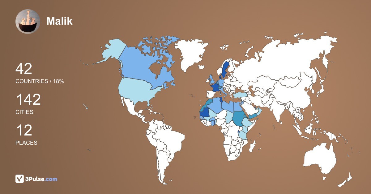 Изображение Карты путешествий Malik Laya