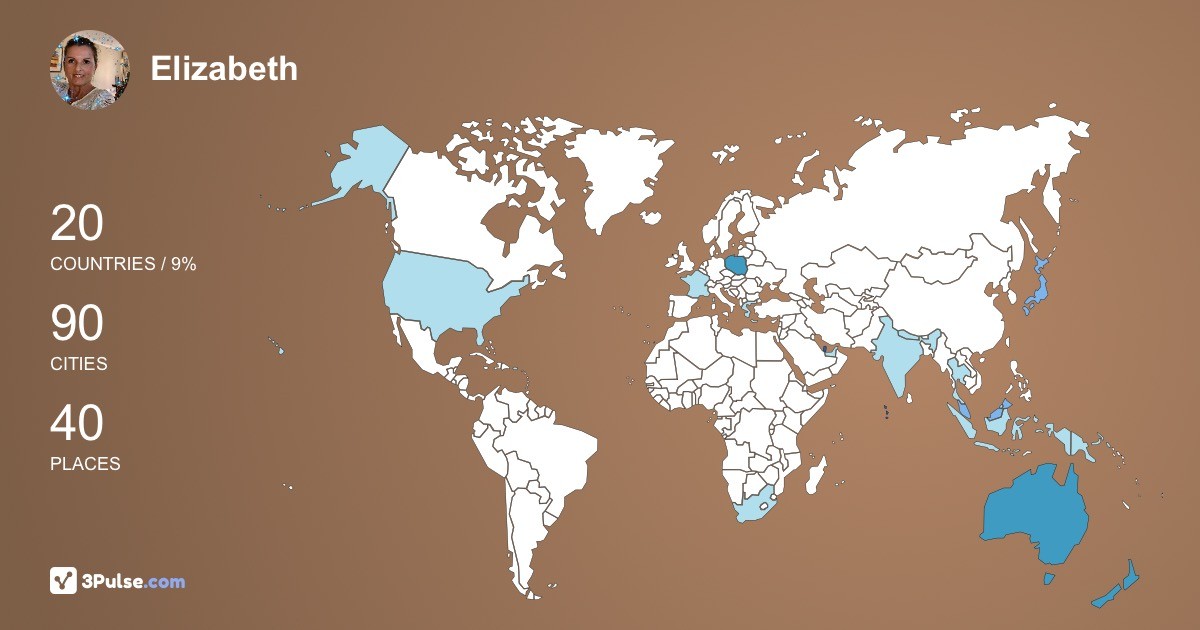 Изображение Карты путешествий Elizabeth Wuehrl