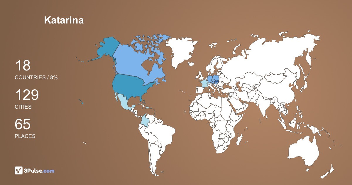 Katarina Kivonova's Travel Map Image