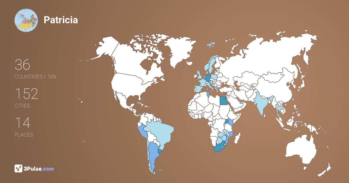 Изображение Карты путешествий Patricia Henning