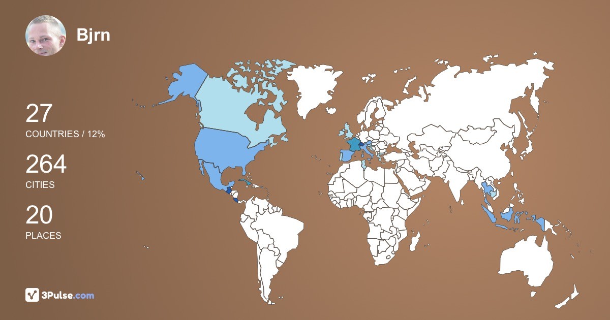 Изображение Карты путешествий Bjrn Engler