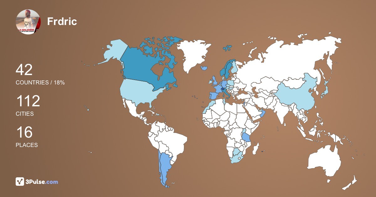 Изображение Карты путешествий Frdric Vez