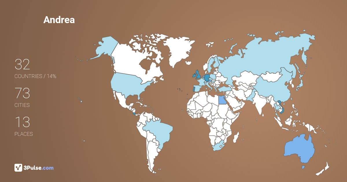 Изображение Карты путешествий Andrea Carbonaia