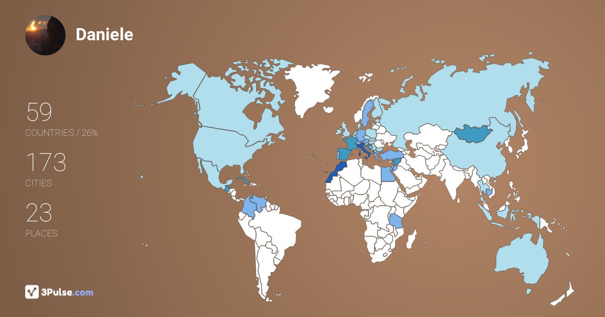 Изображение Карты путешествий Daniele Regoli