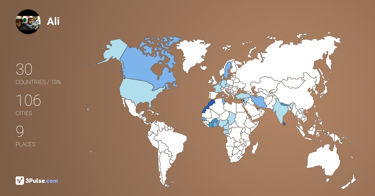 Изображение Карты путешествий Ali Fakhry