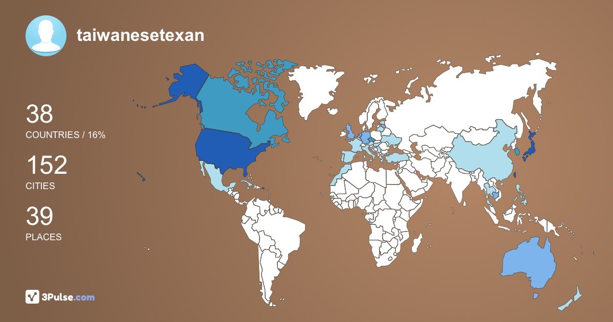 Изображение Карты путешествий Tiff Ting