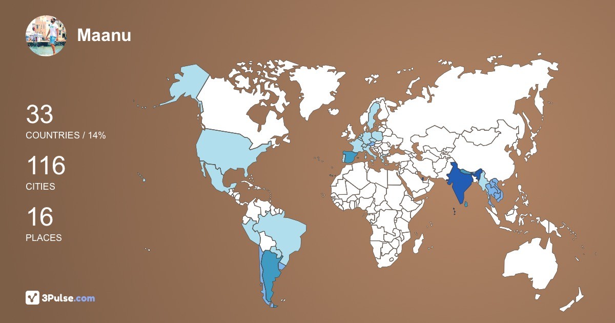 Изображение Карты путешествий Maanu Shukla
