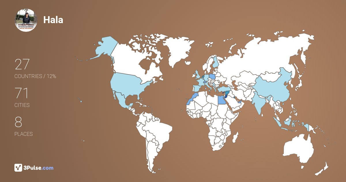 Изображение Карты путешествий Hala Helou
