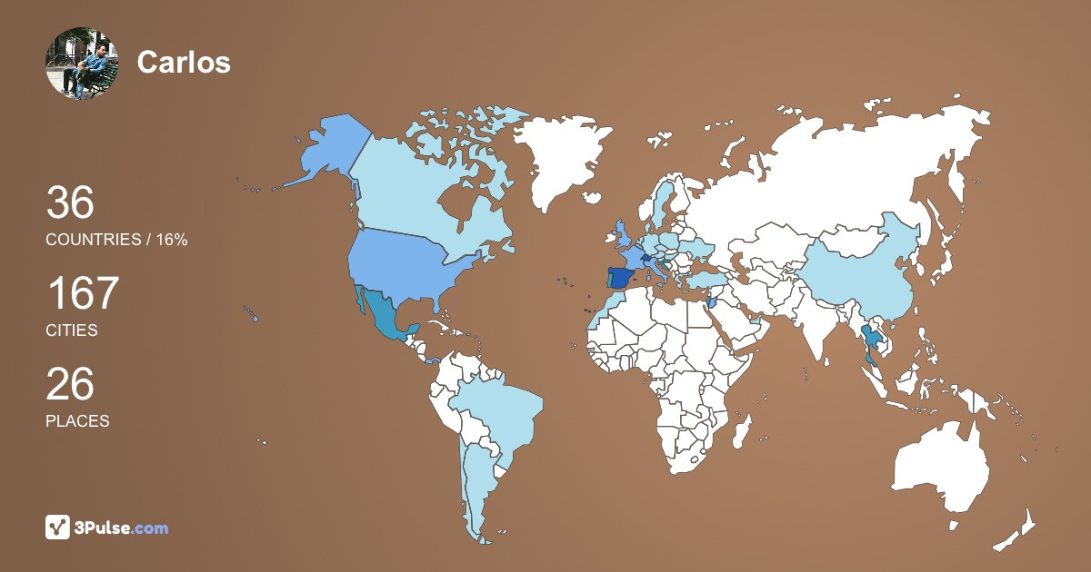 Изображение Карты путешествий Carlos Granda