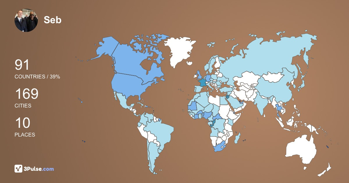 Изображение Карты путешествий Seb Isgood