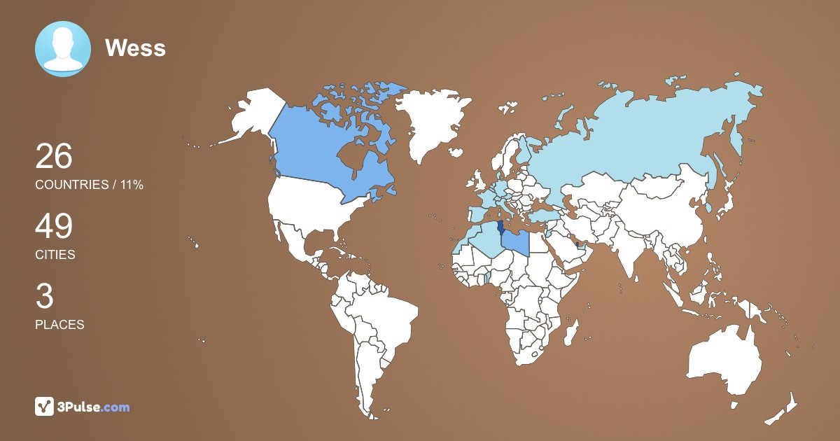 Изображение Карты путешествий Wess
