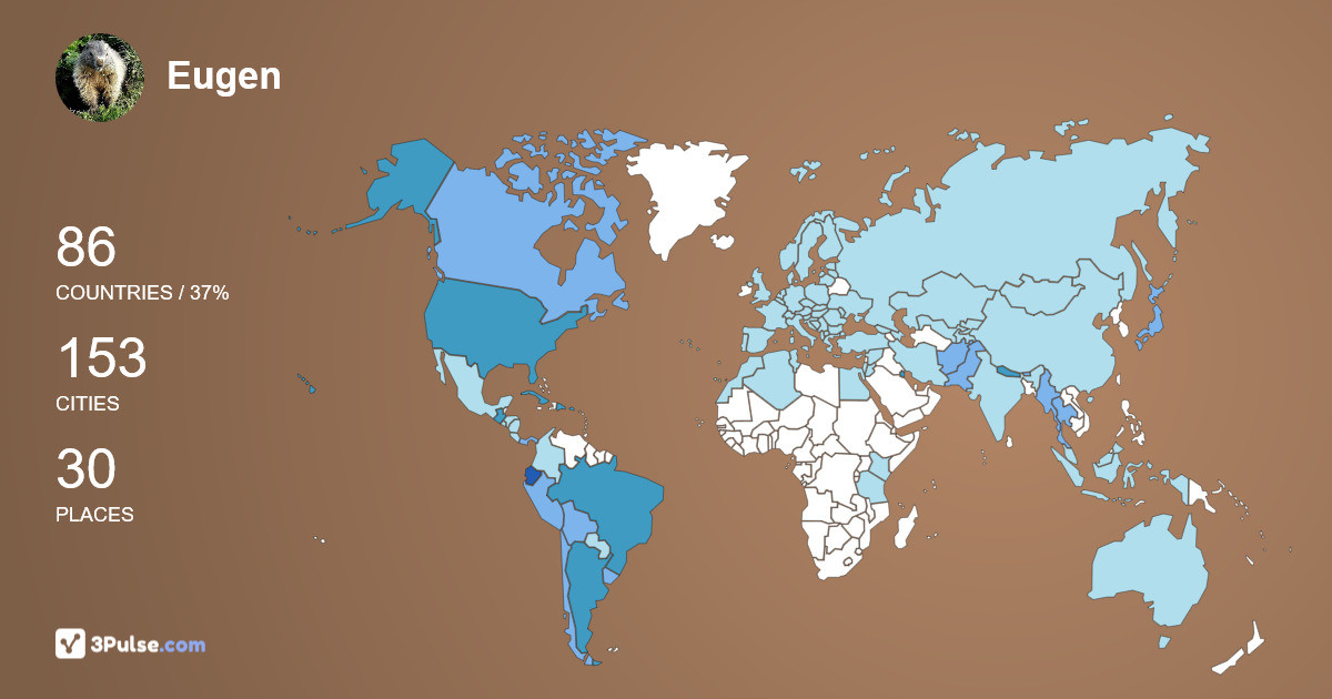 Изображение Карты путешествий Eugen Hofmann