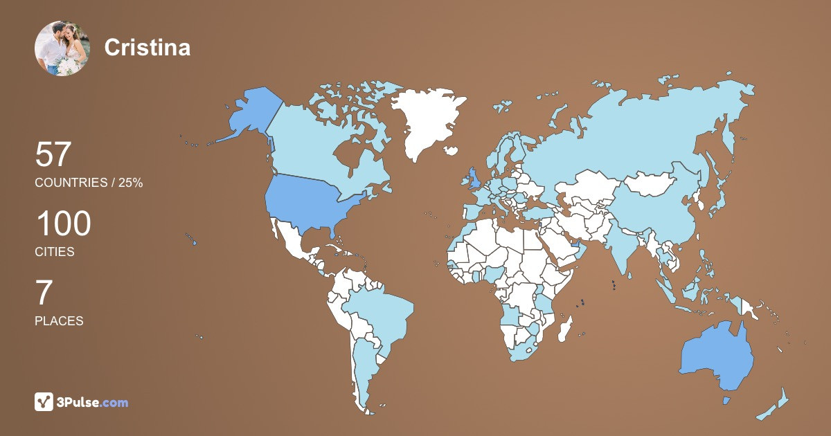 Изображение Карты путешествий Cristina Curici