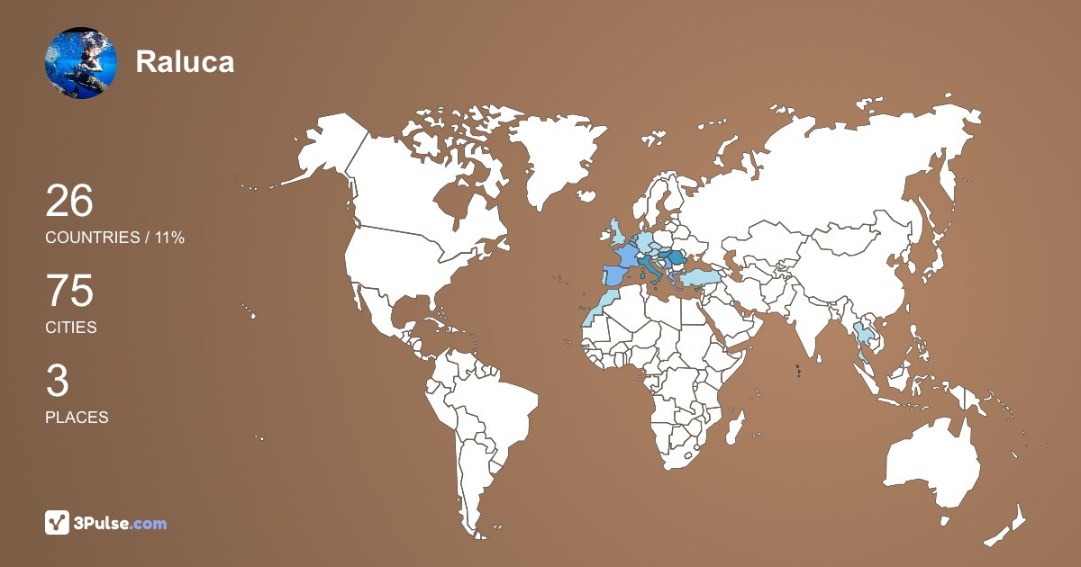 Изображение Карты путешествий Raluca Dimancea