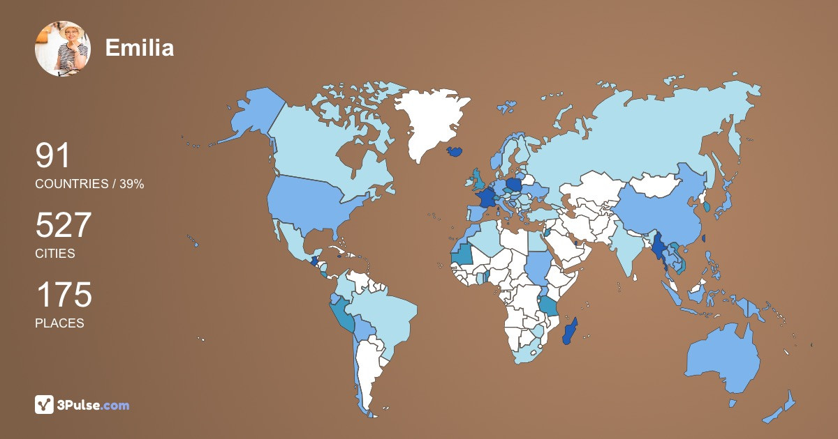 Изображение Карты путешествий Emilia Wojanczyk
