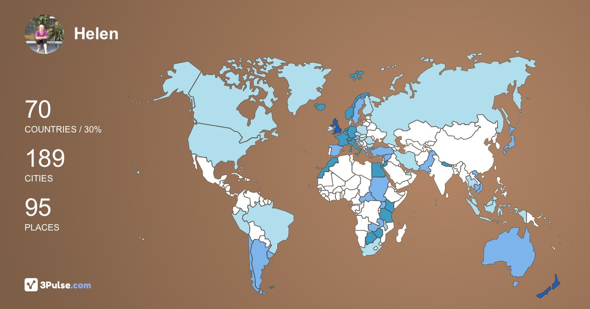 Изображение Карты путешествий Helen Williams