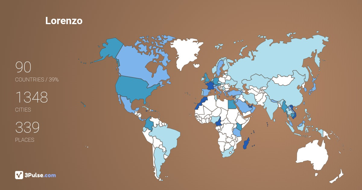 Изображение Карты путешествий Lorenzo de-Getseman