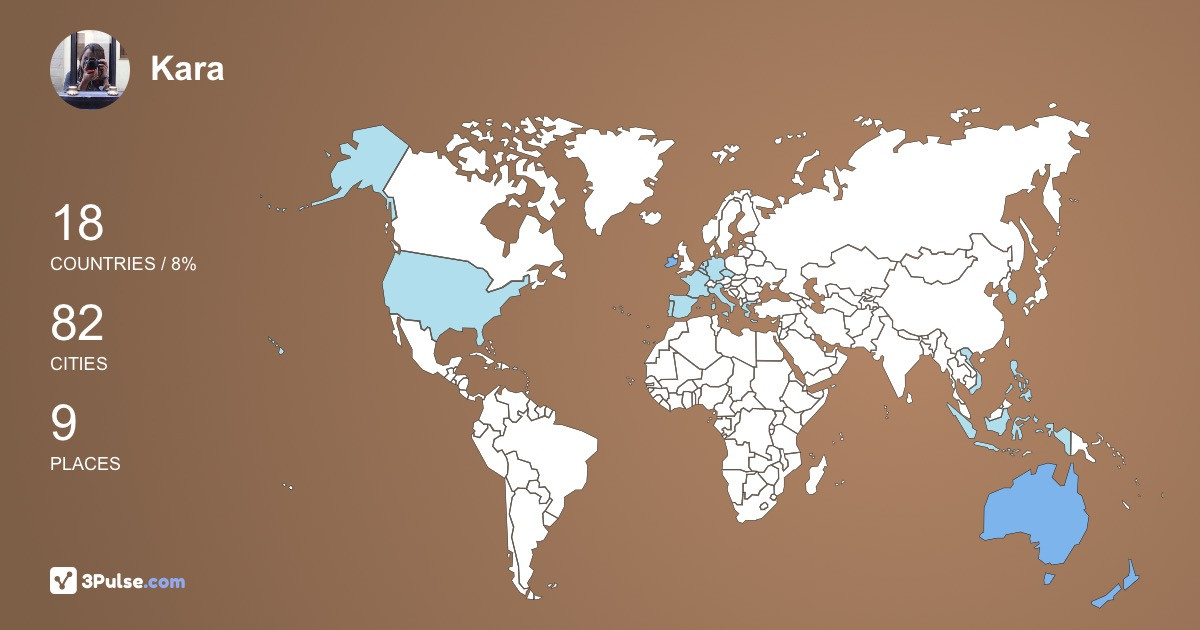 Изображение Карты путешествий Kara Digiacomo