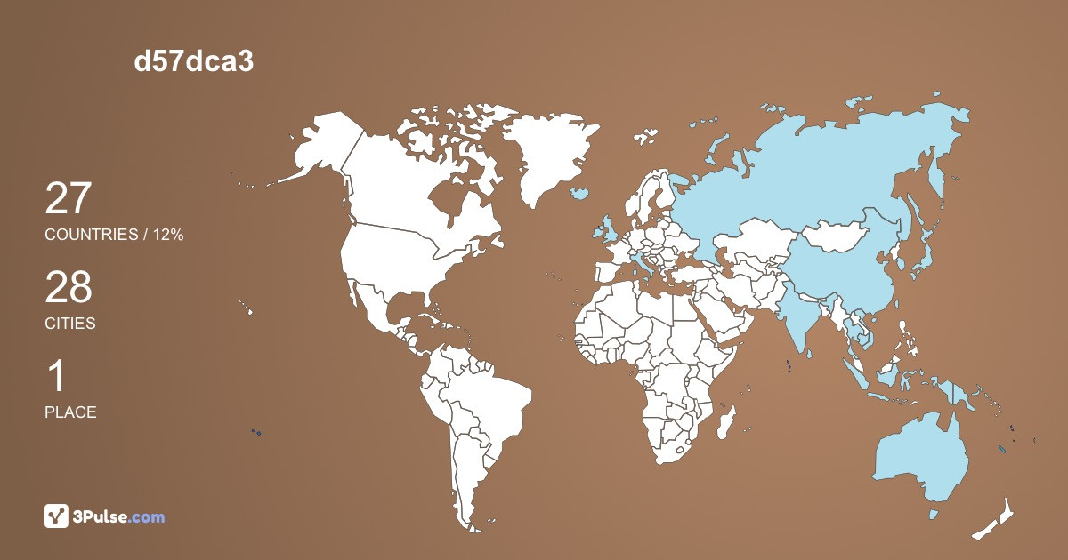 d57dca3's Travel Map Image