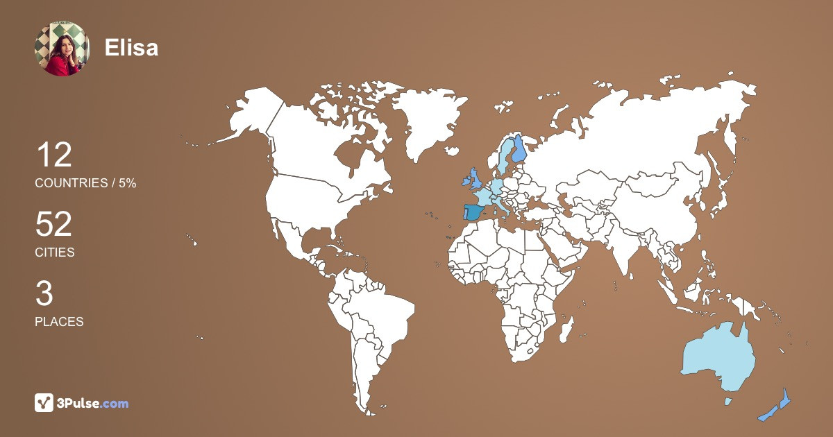 Elisa Serradilla-Manchado's Travel Map Image