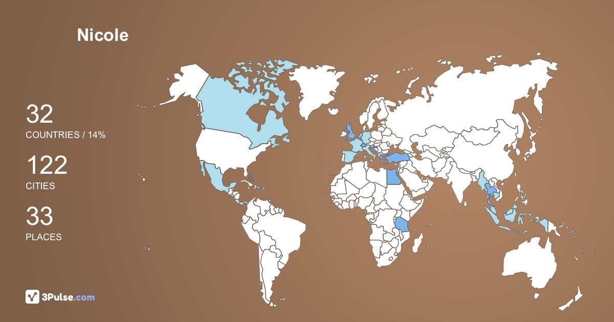 Изображение Карты путешествий Nicole Labarthe