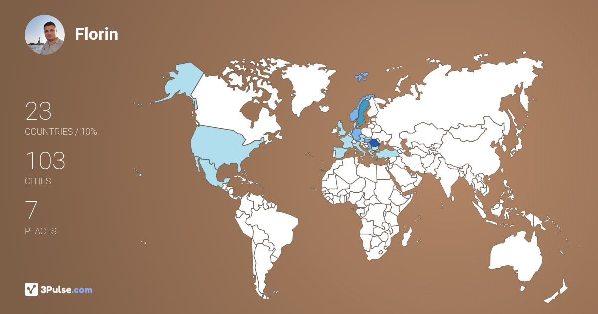 Изображение Карты путешествий Florin Sandor